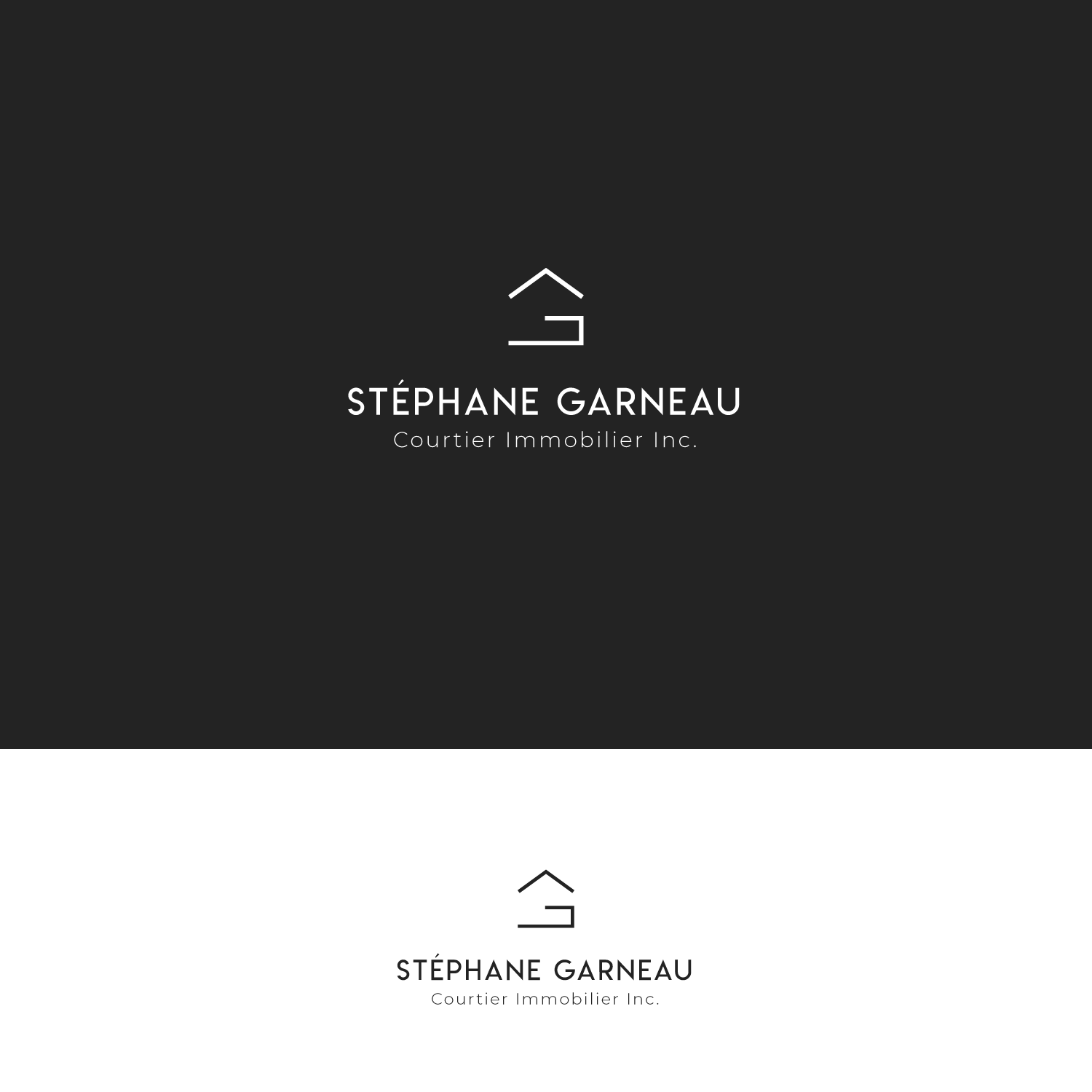 Design de Logo par bright design pour Stéphane Garneau Courtier Immobilier Inc. | Design #26147116