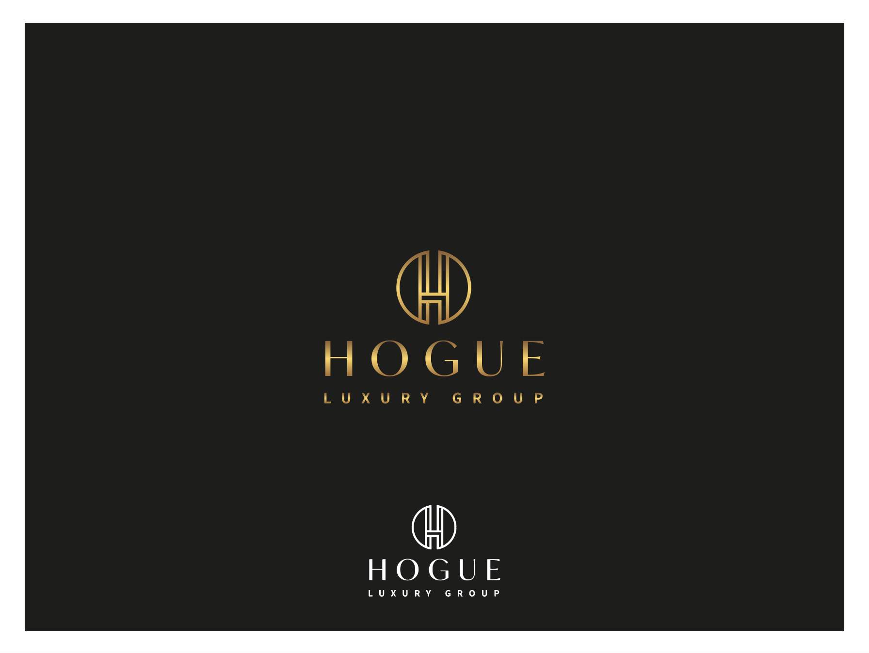 Logo Design by wonderland for Hogue Luxury Group part of United Real Estate Infinity | Design #26142964