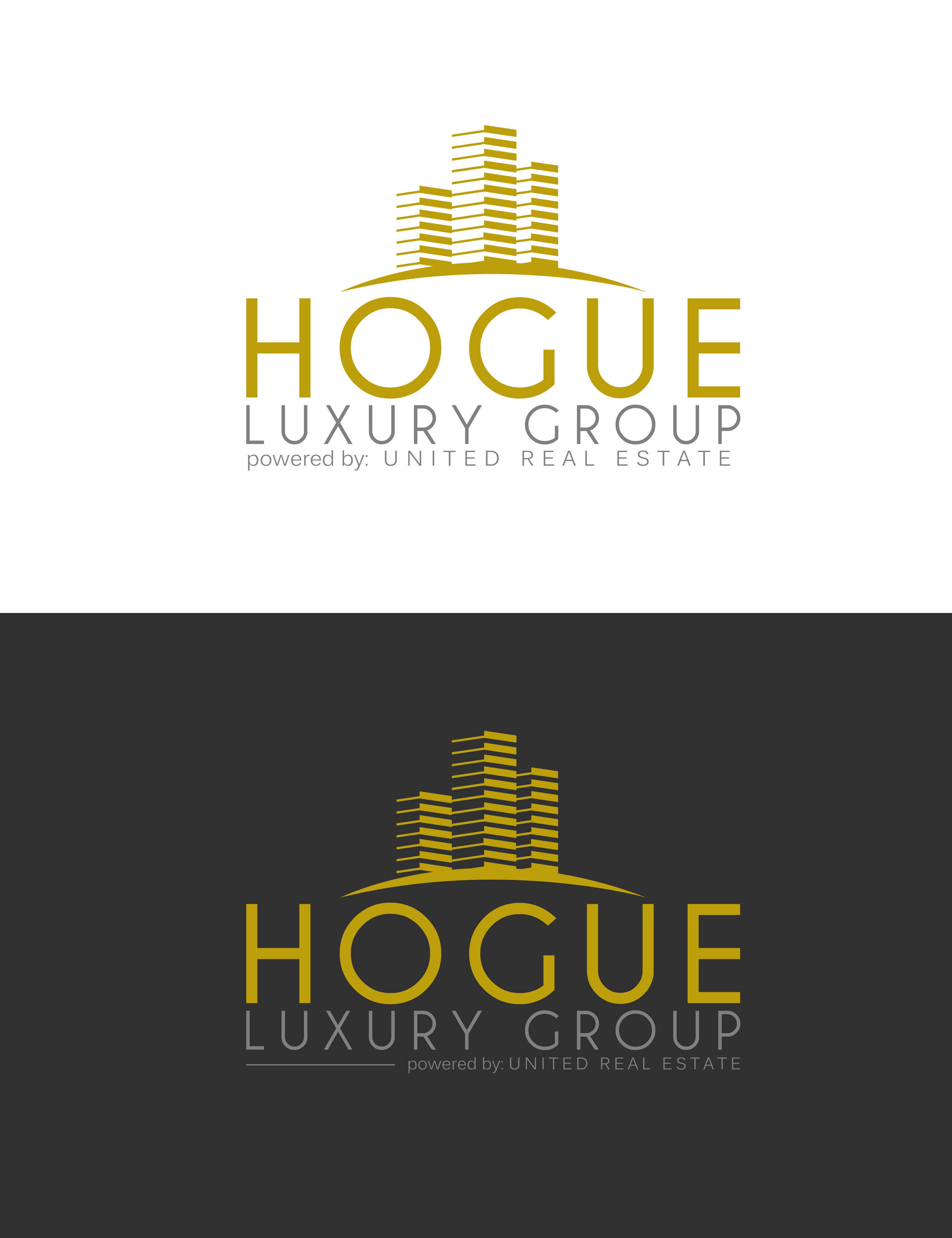 Logo Design by VanR for Hogue Luxury Group part of United Real Estate Infinity | Design #26146328