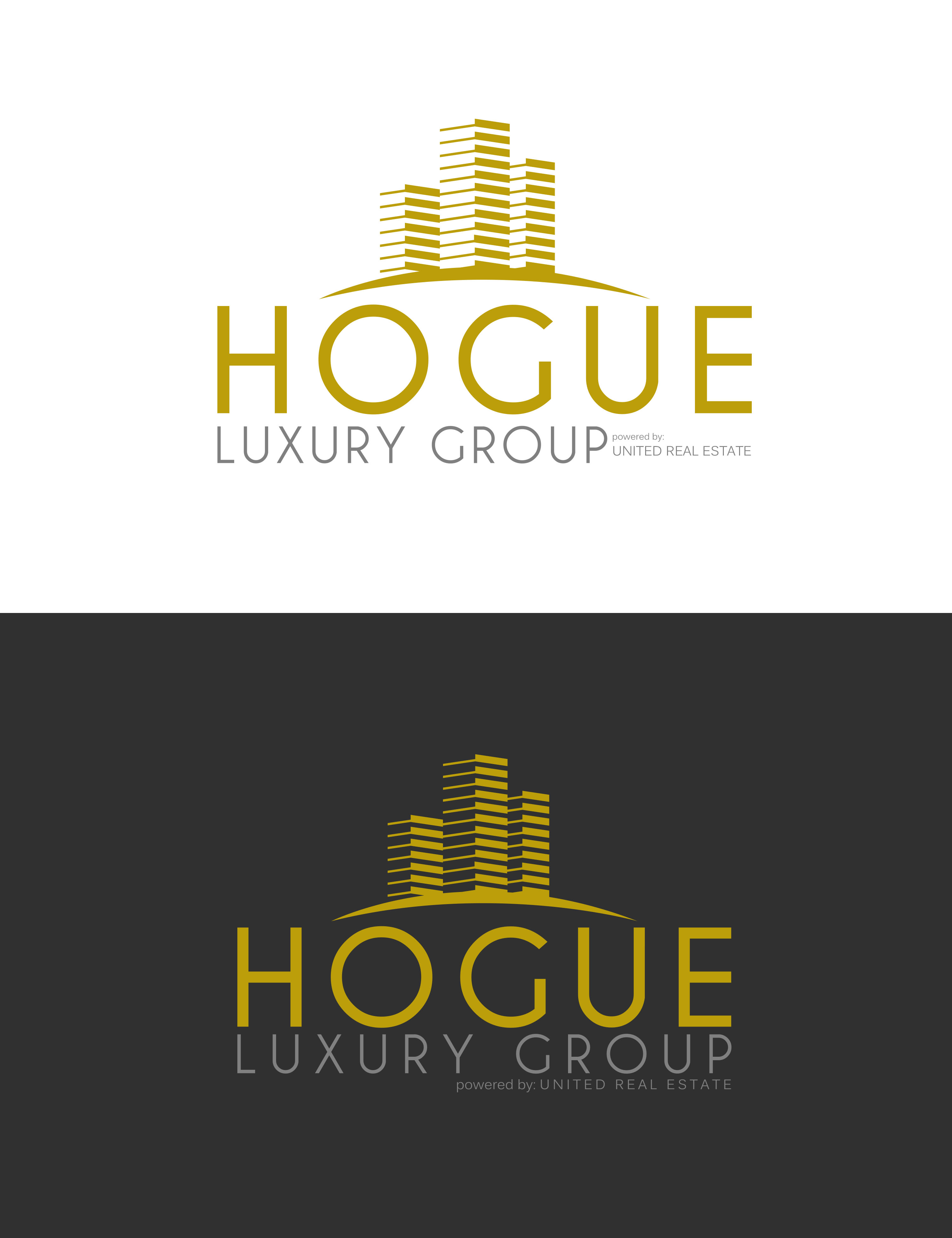 Logo Design by VanR for Hogue Luxury Group part of United Real Estate Infinity | Design #26146347