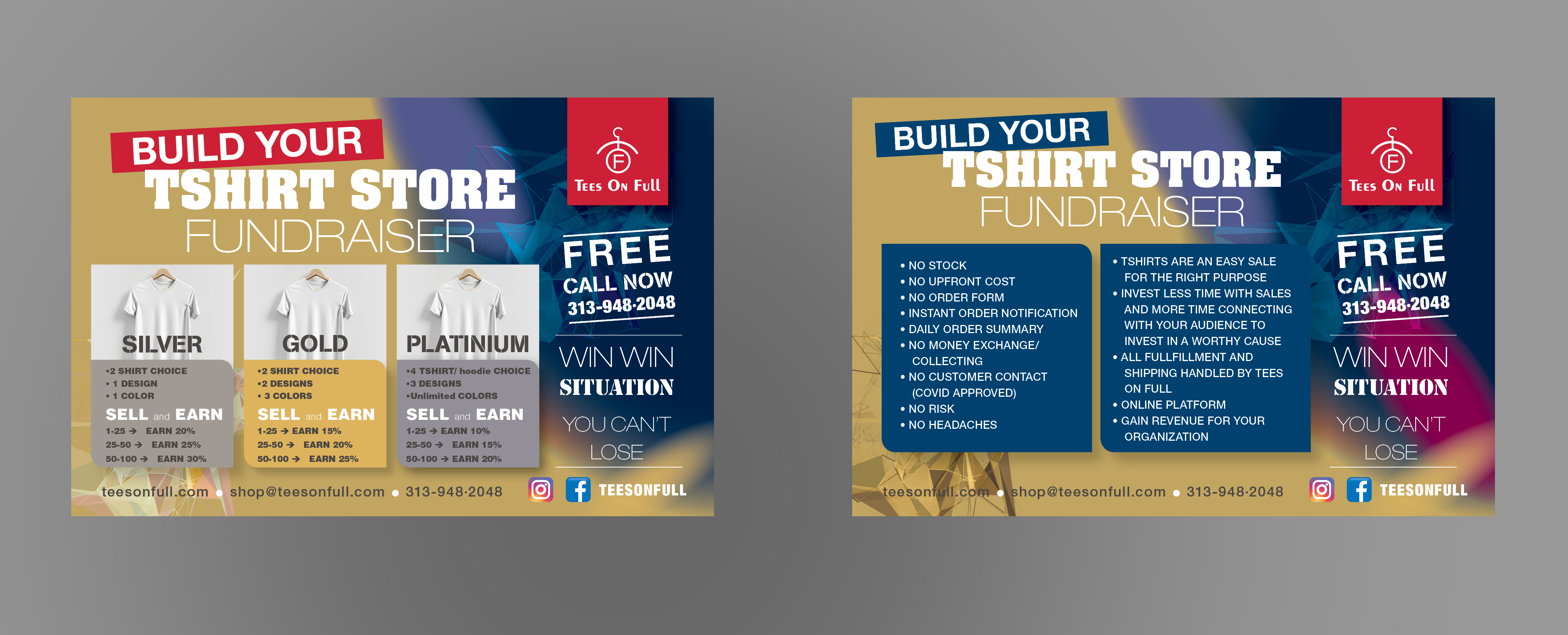 Flyer Design by INGA DESIGN for www.teesonfull.com | Design #26149075