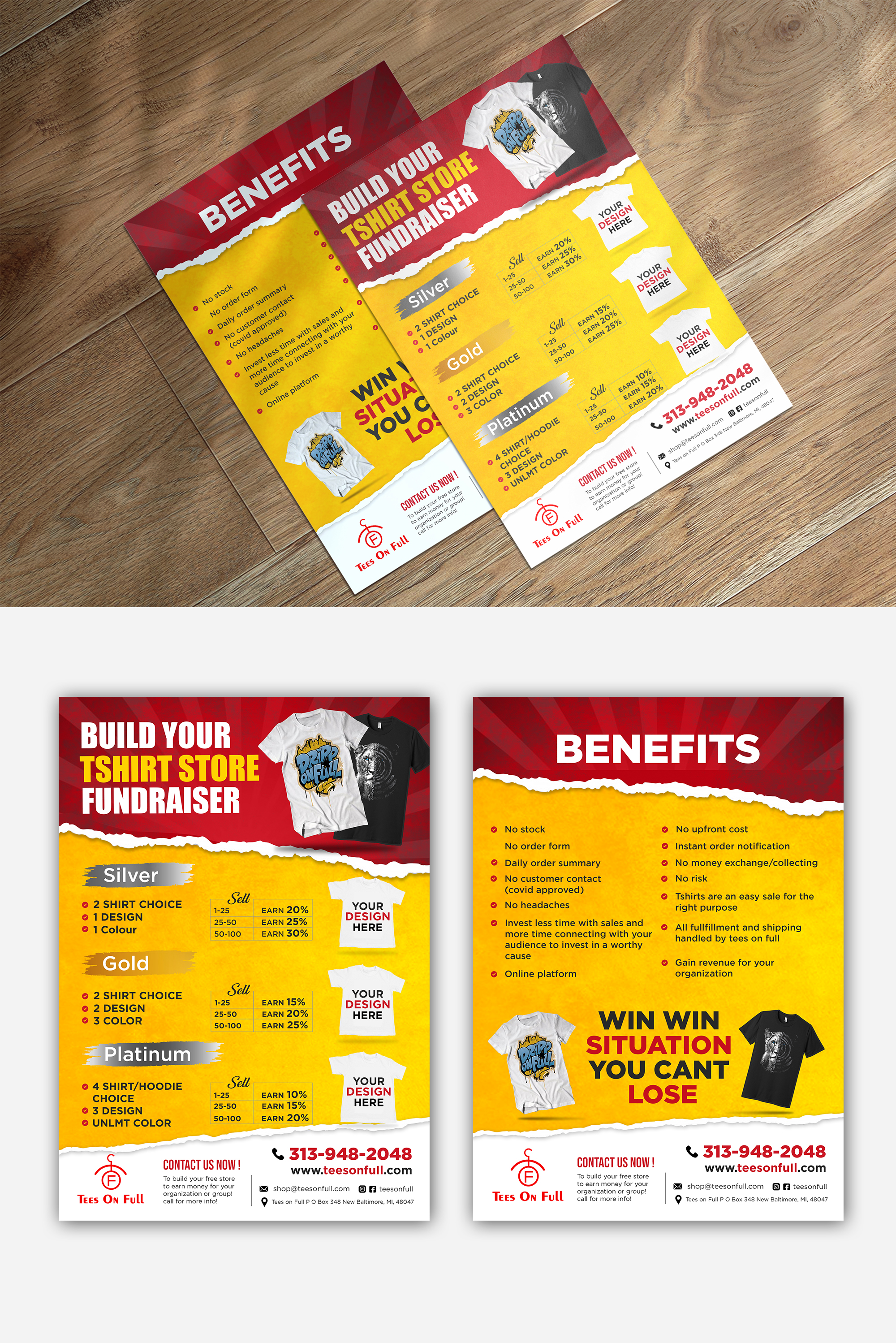 Flyer Design by debdesign for www.teesonfull.com | Design #26143599