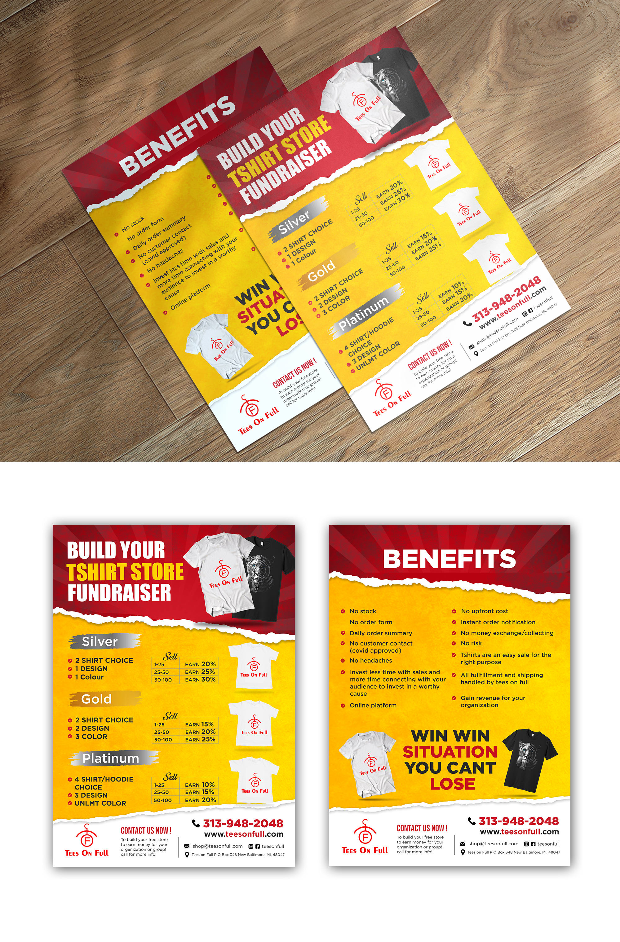 Flyer Design by debdesign for www.teesonfull.com | Design #26152742