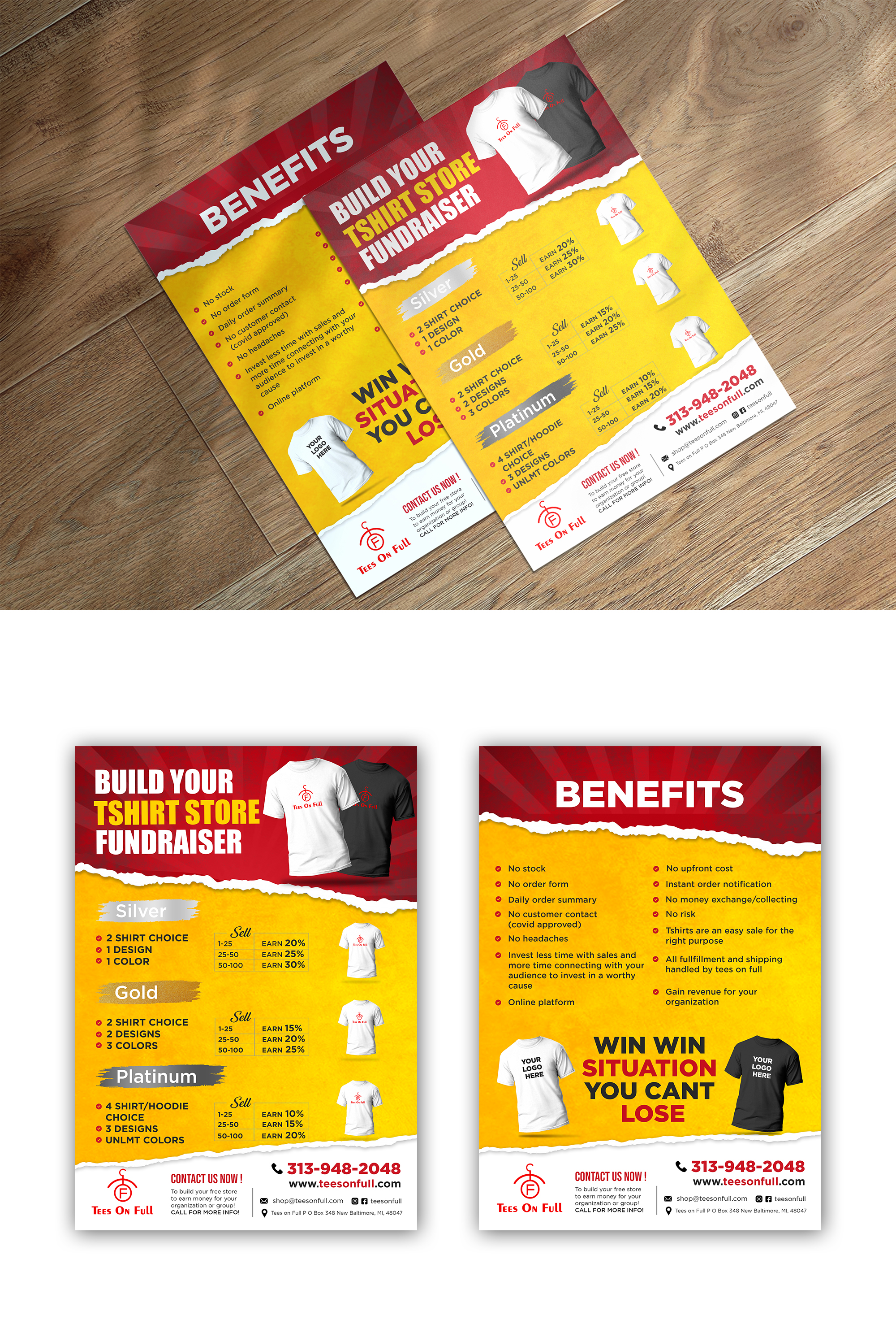Design de Flyer par debdesign pour www.teesonfull.com | Design #26153164