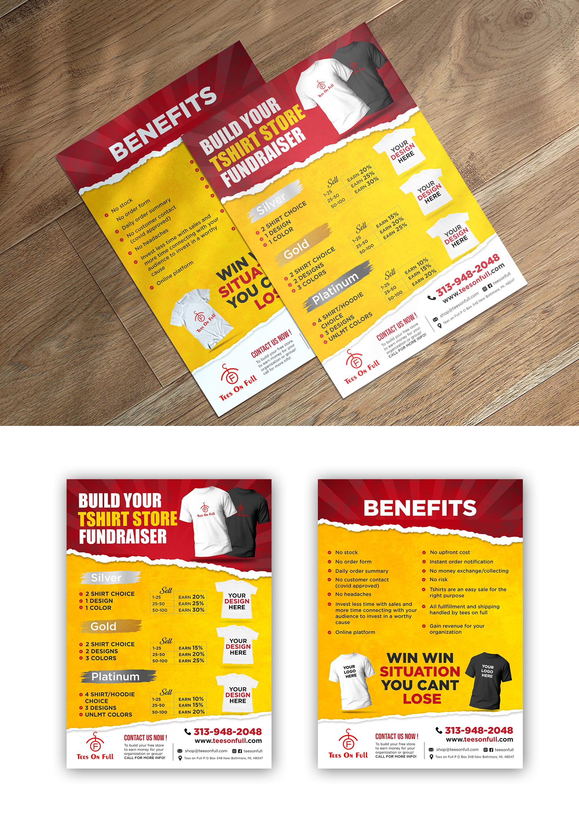 Flyer Design by debdesign for www.teesonfull.com | Design #26153309