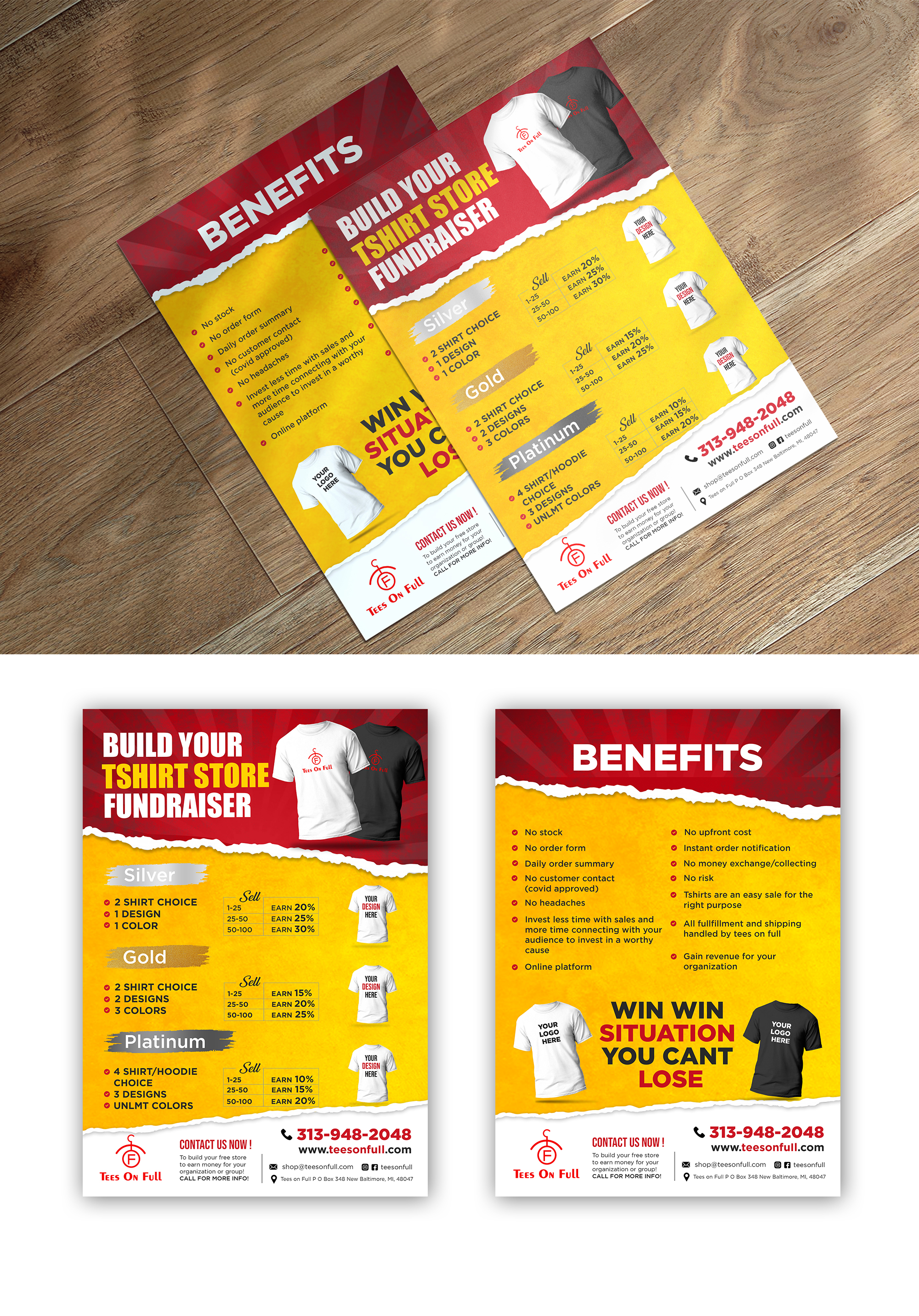 Design de Flyer par debdesign pour www.teesonfull.com | Design : #26153960