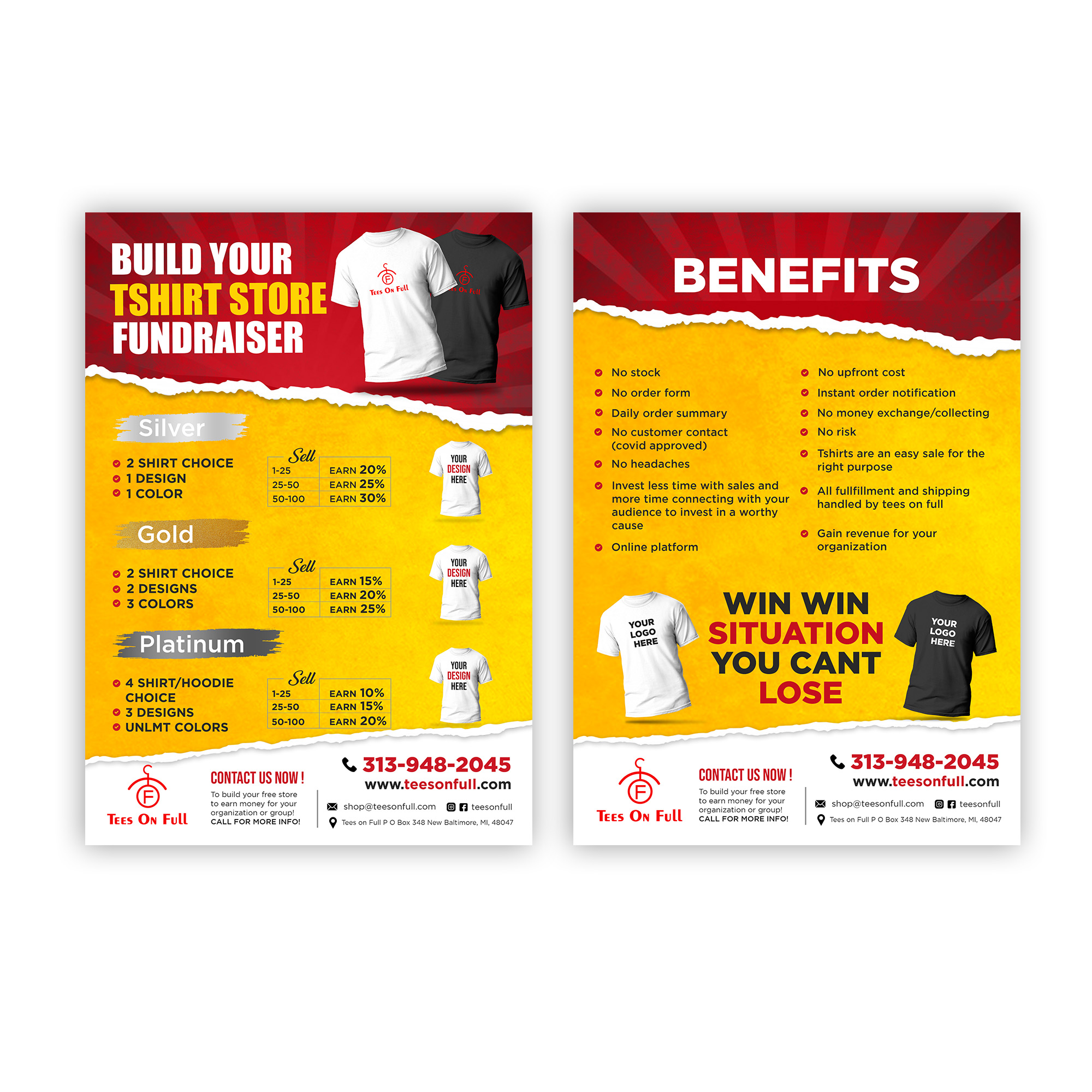 Flyer Design by debdesign for www.teesonfull.com | Design #26670389