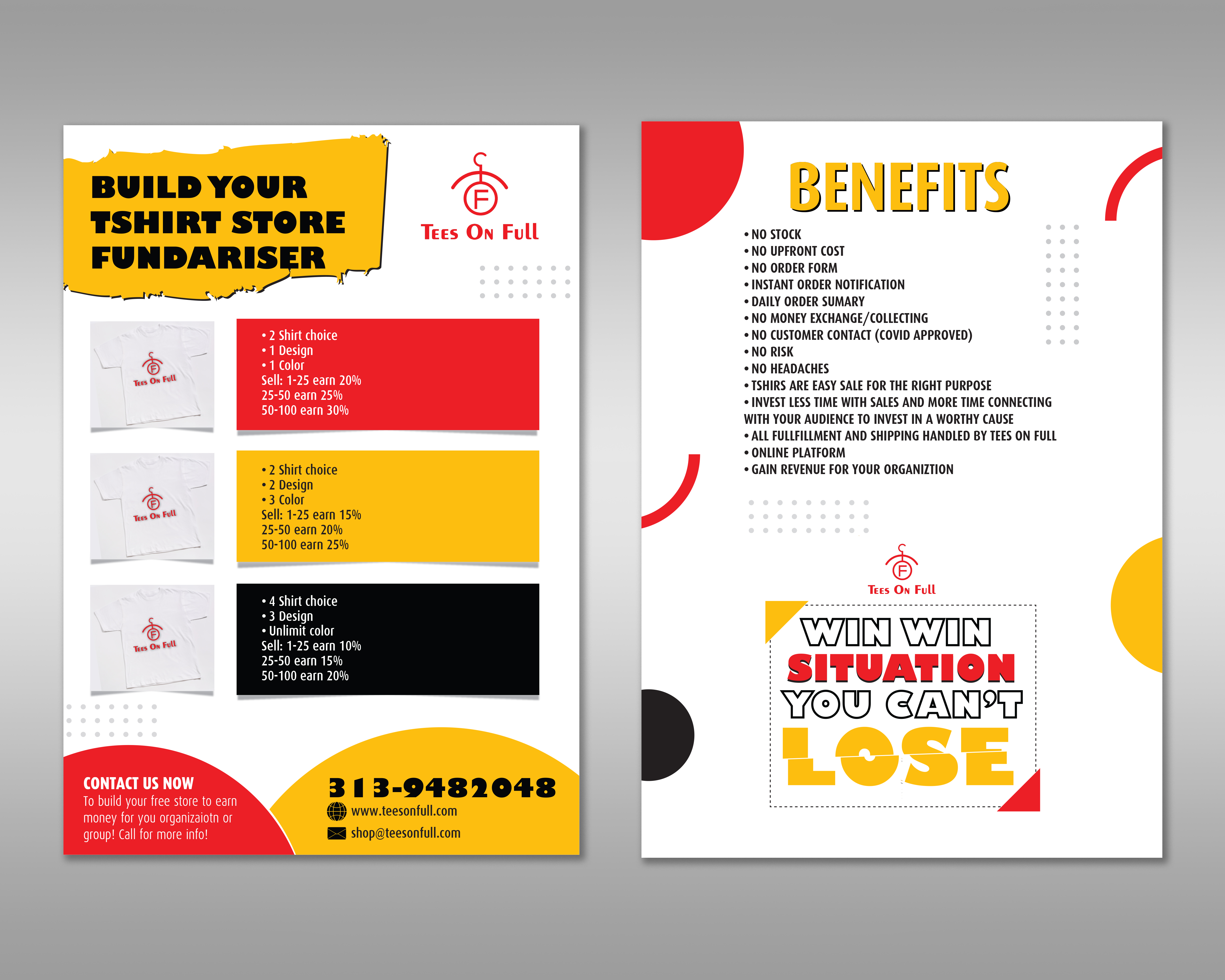 Flyer Design by LamDinh for www.teesonfull.com | Design #26151711