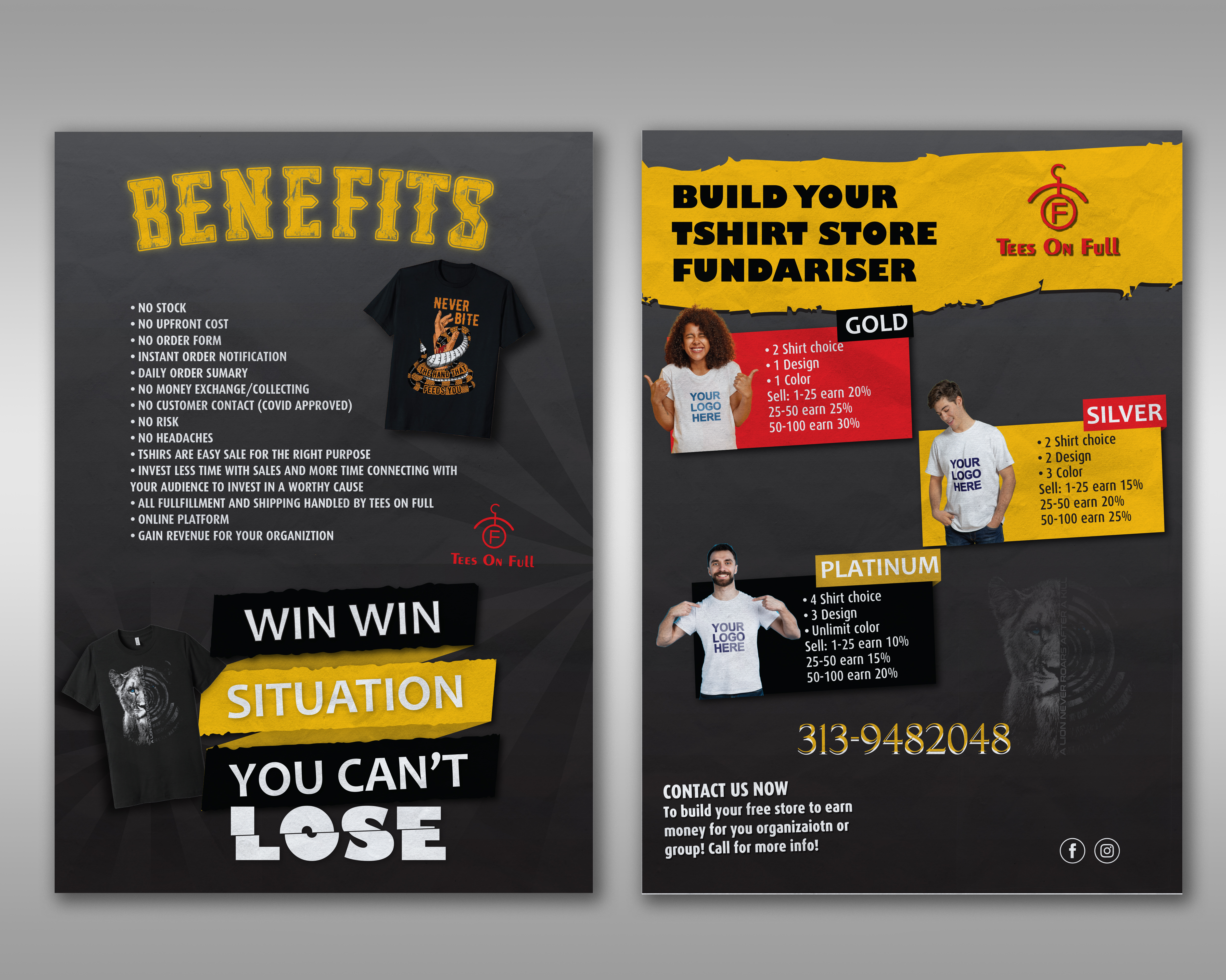 Flyer Design by LamDinh for www.teesonfull.com | Design #26156897