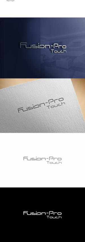 Fusion-Pro , Fusion-Pro Touch, Fusion-Pro Signage | Logo Design by ViciouSaint