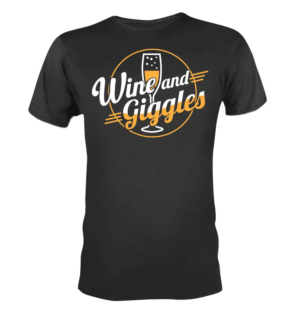 Wine & Giggles | Design de T-shirt par 75-R-P-Z