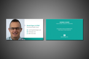 Business card design for new health coach | Business Card Design by MT