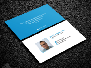 Business card design for new health coach | Business Card Design by Bold Pixels