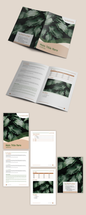 Word Template Design by JanuXart