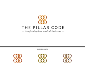 The Pillar Code (company name) Transforming Lives, Minds & Businesses (Tag Line) | Logo Design by SunuAji_DC