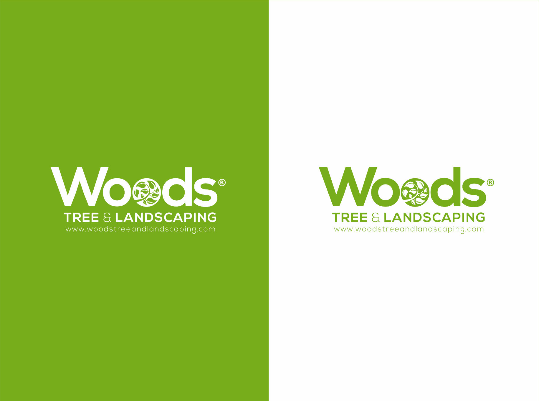 Logo Design by nikkiblue for Woods tree and landscaping  | Design #26151566