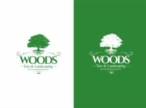 Logo Design by nikkiblue for Woods tree and landscaping  | Design: #26151752