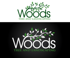 Woods tree and landscaping | Logo Design by blue eye
