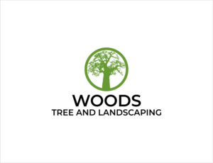 Woods tree and landscaping | Logo Design by BNdesigner