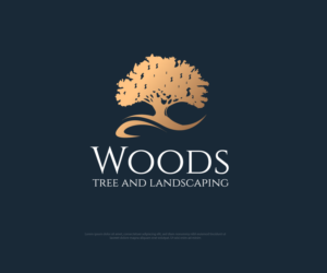 Woods tree and landscaping | Logo Design by Ng V Duc
