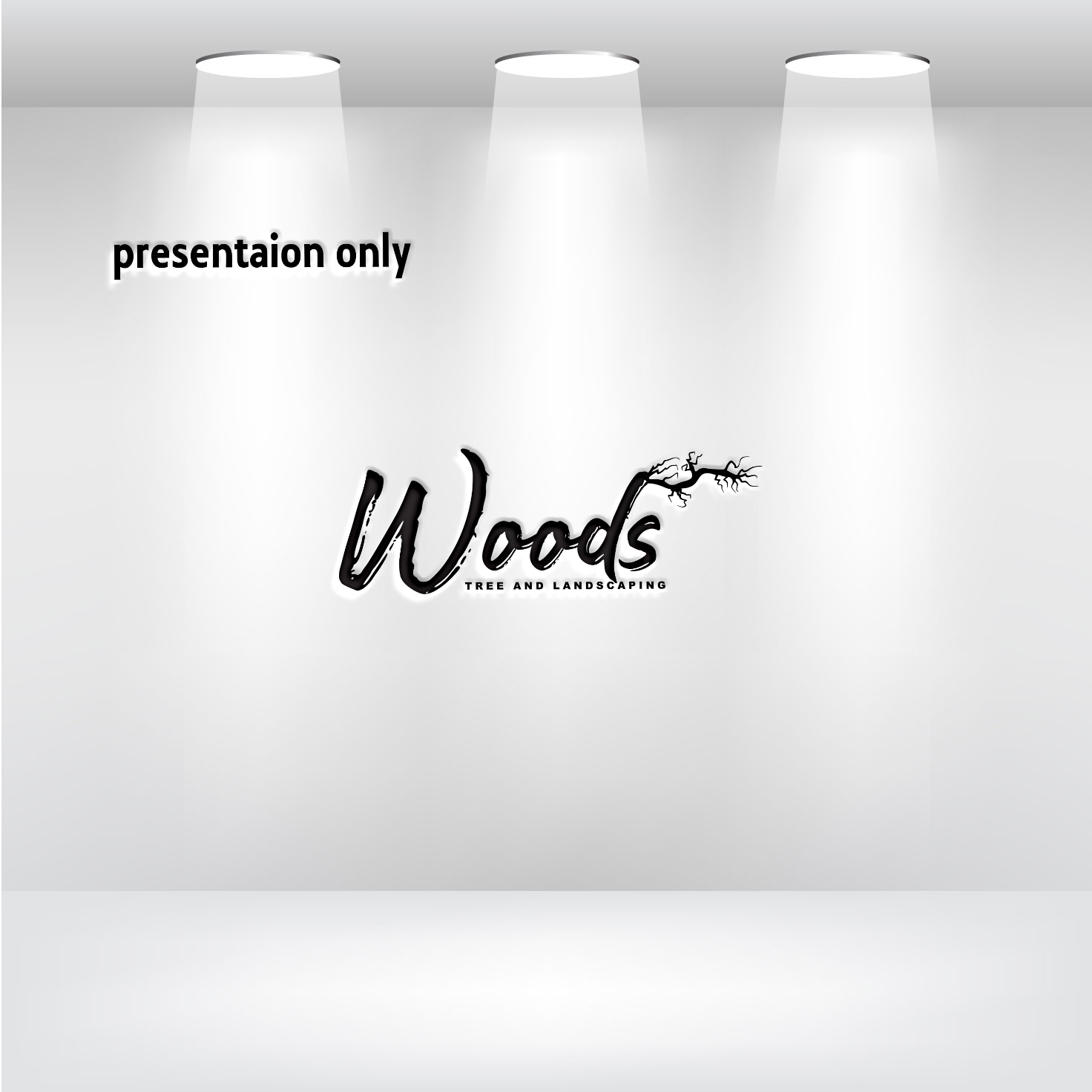 Logo Design by uitaki for Woods tree and landscaping  | Design #26146976