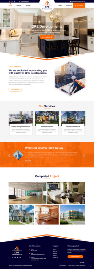 Web Design by pb for this project | Design #26202320