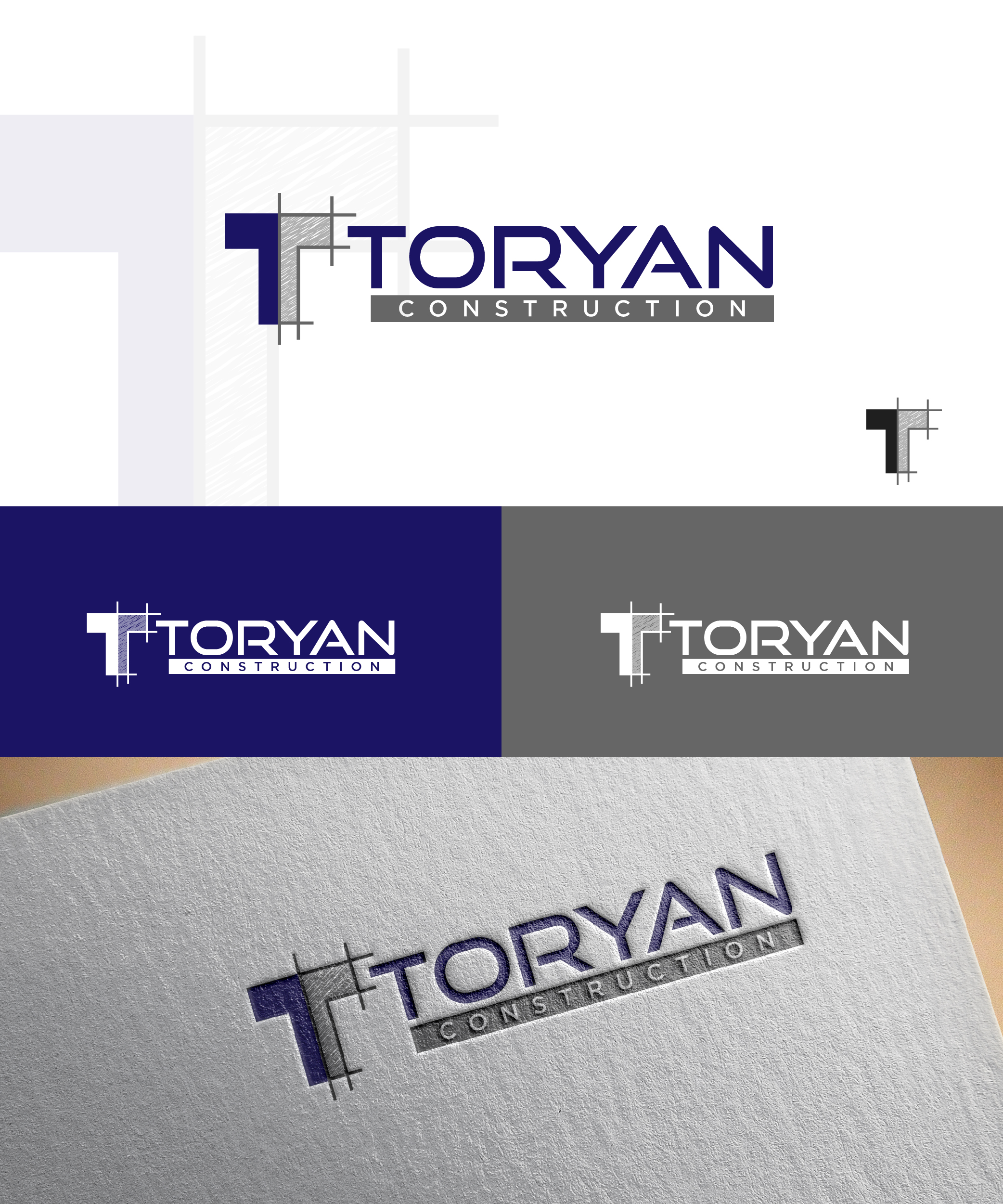 Logo Design by Next Screen Infotech for Toryan Construction  | Design #26192287