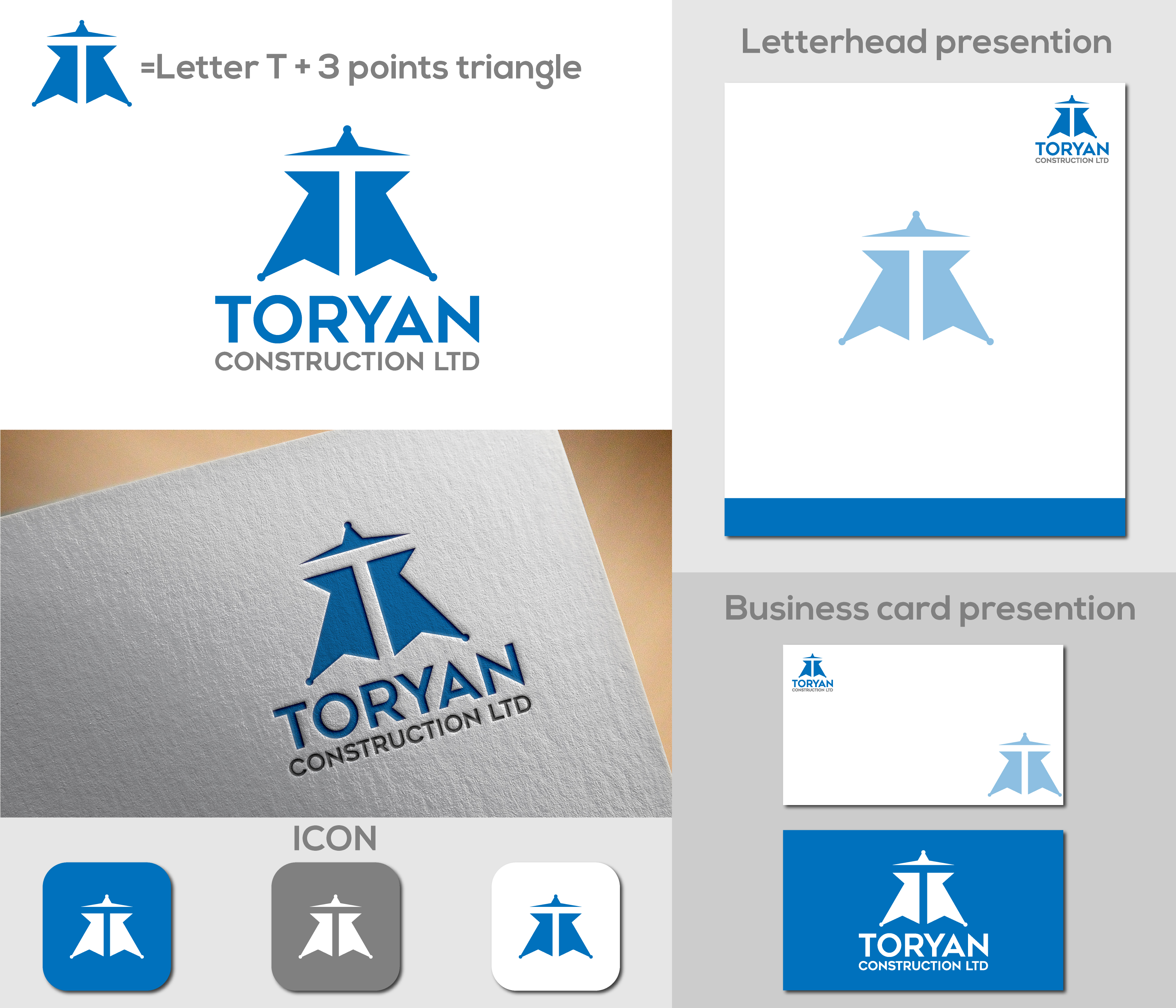 Logo Design by Rupok MT for Toryan Construction  | Design #26198218