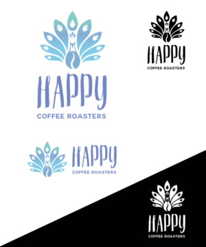 Happy Coffee roasters | Logo-Design von StudioD™