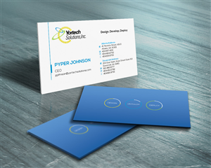 Professional & Modern Technology Business Card | Business Card Design by nurmania