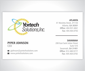 Business Card Design by InfinityDnP for this project | Design #3061371