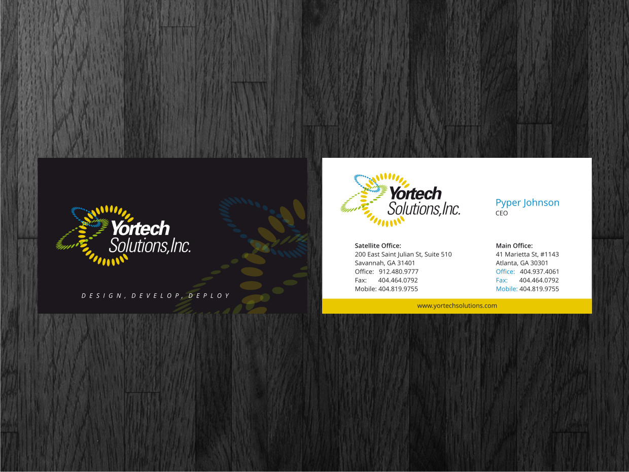 Business Card Design by Atvento Graphics for this project | Design #3039858