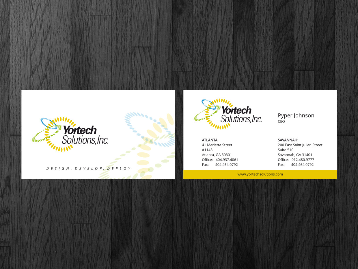 Business Card Design by Atvento Graphics for this project | Design #3045664