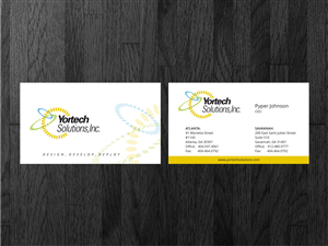 Professional & Modern Technology Business Card | Business Card Design by Atvento Graphics