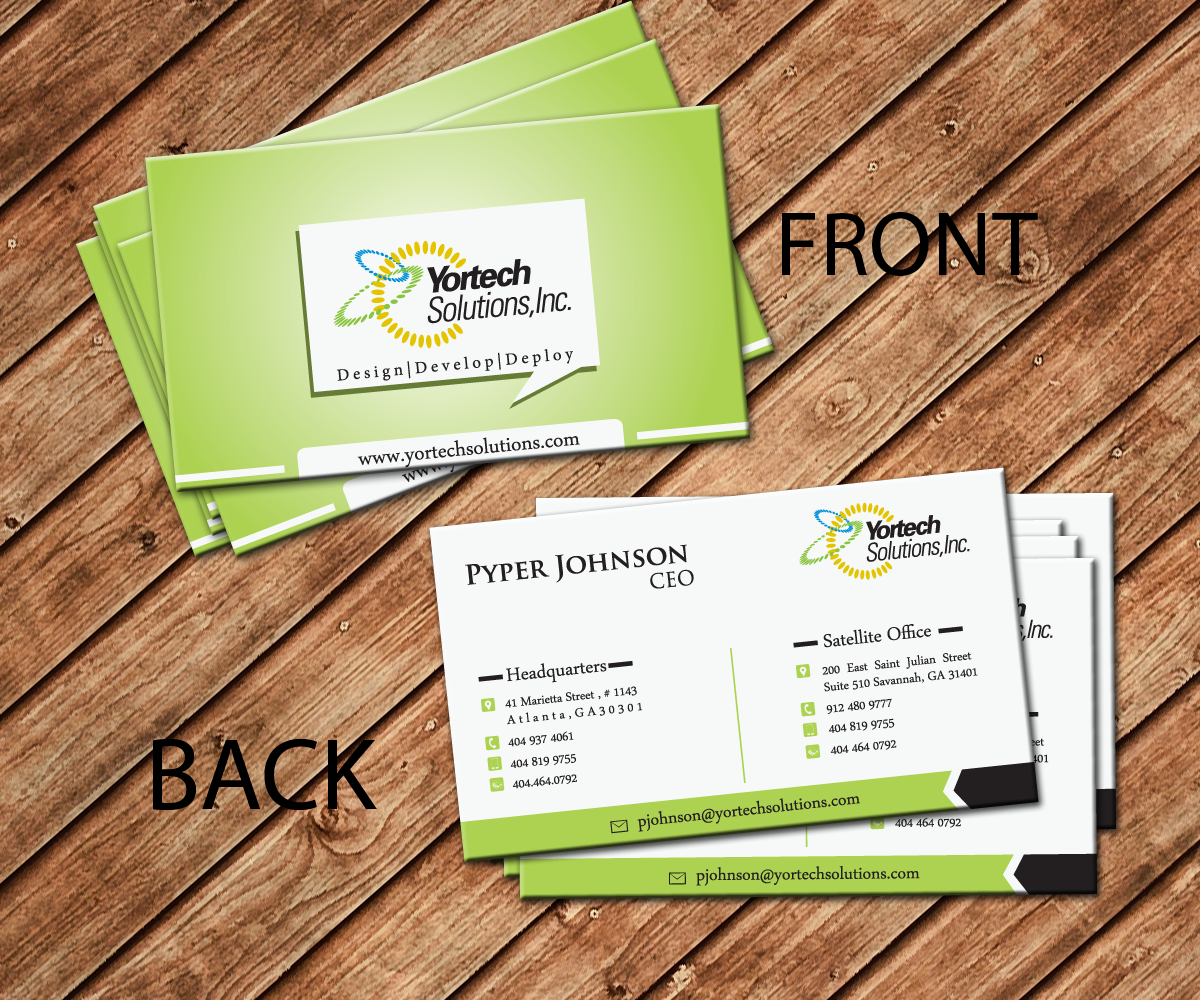 Diseño de Tarjeta de Presentación por Spycroc para este proyecto | Diseño #3062618