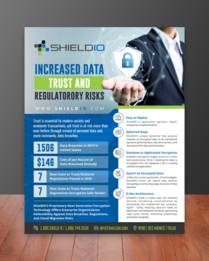ShieldIO Flyer Design For Enterprise Customers | Flyer Design by OwnDesign