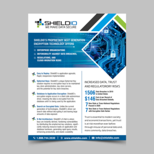 ShieldIO Flyer Design For Enterprise Customers | Flyer Design by ecorokerz