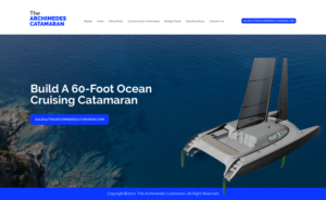 Web Design by chandrayaan.creative for Archimedes Catamaran | Design: #26251402