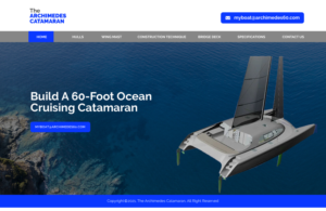 Web Design by chandrayaan.creative for Archimedes Catamaran | Design: #26273683