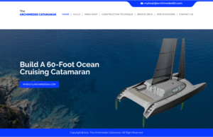 Web Design by chandrayaan.creative for Archimedes Catamaran | Design: #26273685