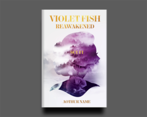 Violet Fish - Reawakened, sci-fi book cover | Diseño de portada de libro por RGraphic