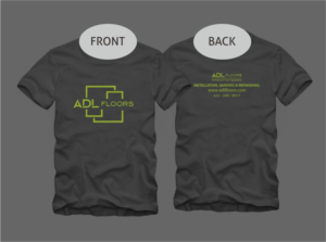 Work T-shirt for our flooring installers to wear on the jobs | Diseño de Camiseta por yuliART