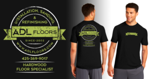 Work T-shirt for our flooring installers to wear on the jobs | T-shirt Design by Al Pech