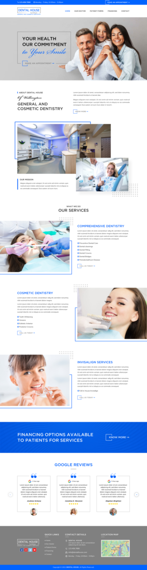 Website for Small Dental Office | Web Design by Creative Design
