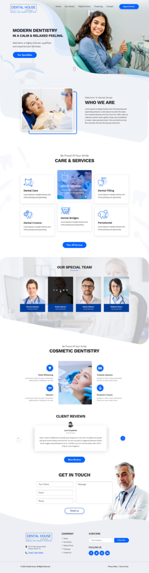 Website for Small Dental Office | Web Design by Shijo John