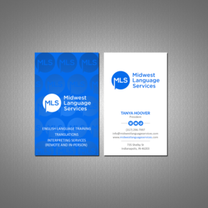 Diseño de Tarjeta de Presentación por Creations Box 2015 para Midwest Language Services, LLC | Diseño: #26162893