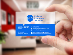 Diseño de Tarjeta de Presentación por Creations Box 2015 para Midwest Language Services, LLC | Diseño: #26162901