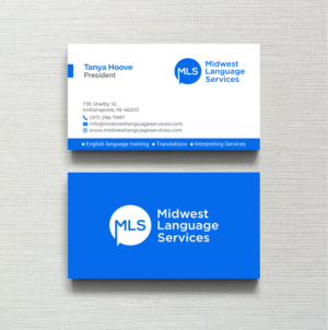 Diseño de Tarjeta de Presentación por R.design para Midwest Language Services, LLC | Diseño: #26154328