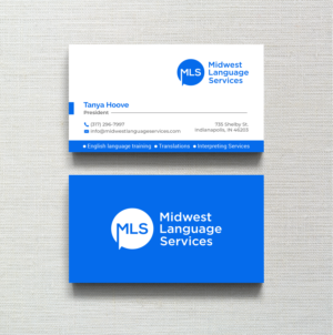 Visitenkarten-Design von R.design für Midwest Language Services, LLC | Design: #26154421