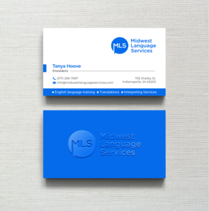 Visitenkarten-Design von R.design für Midwest Language Services, LLC | Design: #26154509